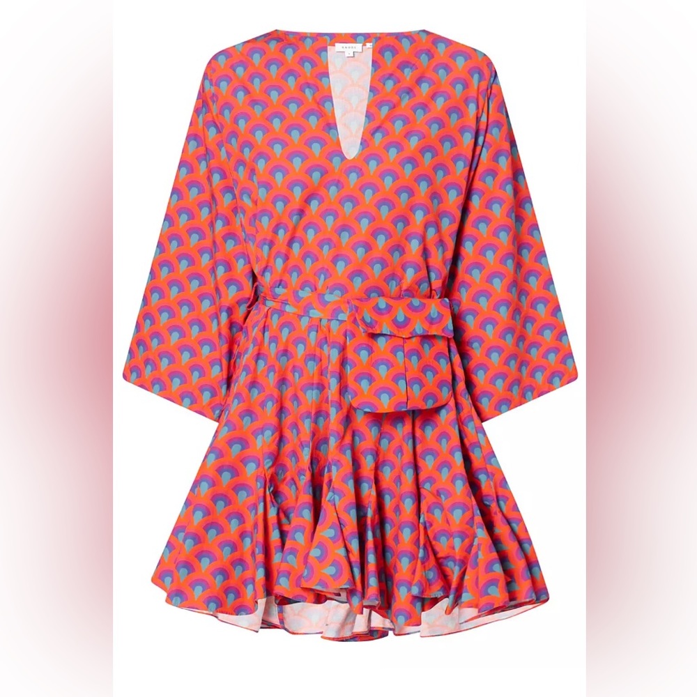 Rhode Ryan dress in retro rainbow xs NWT